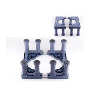 Upgraded Washing Machine Stand Universal Fridge Base Stand Retactable Furniture Base Bracket Adjustable 40-70cm Stand Pedestal Heavy Machines Stand 4/8/12 Feet (Gray)