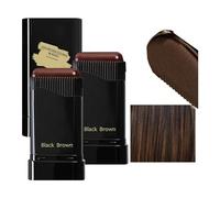 Upgraded Waterproof and Sweat-proof Hair Dye Comb,2-In-1 Hair Dye Comb,Quick Touch-Ups Physical Coverage Natural Color Smudge-proof,Black Applicator for Women & Men (Black-Brown 2PC, 20g)