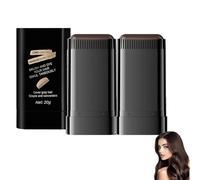 Upgraded Waterproof Hair Dye Comb for Women & Men | 2025 Sweat-Proof Root Touch-Up Stick, Safe 2-in-1 Comb Applicator for Natural Gray Coverage(Black Brown,2PCS)