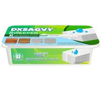 Upgraded Wet Mop Pads for Swiffer Sweeper Wet Mopping Cloths Refills,32 Count
