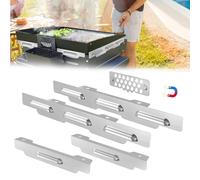 Upgraded Wind Guard for Blackstone Griddle 22 Inch, Blackstone Griddle Accessories, Magnetic Wind Screens Protect Flame Hold Heat, Saving Propane, Compatible with Rear Grease Cup and Hood