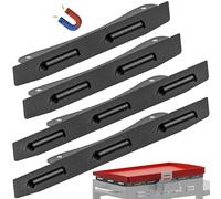 Upgraded Wind Guards for Blackstone 28 Inch Griddle, Blackstone Griddle Accessories, Magnetic Stainless Steel Wind Screen for Black stone Grill,Protect Flame Hold Heat, Compatible with Hood＆Side Shelf