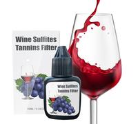 Upgraded wine filter drops Effectively remove sulfite, histamine and tannin-Enjoy wine without headache and nausea to prevent wine allergies