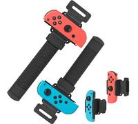 Upgraded Wrist Bands for Just Dance 2024 2023 2022 and for Zumba Compatible with Nintendo Switch & OLED Model, Adjustable Wrist Strap Accessories for Switch/OLED Joy-con, 2 Pack for Kids and Adults