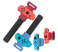 Upgraded Wrist Bands for Just Dance 2024 2023 2022 and for Zumba Compatible with Nintendo Switch & OLED Model, Adjustable Wrist Strap Accessories for Switch/OLED Joy-con, 2 Pack for Kids and Adults
