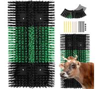 Upgraded XL Livestock Scratching Brush with 8Screws - Large Cattle and Horse Grooming Brush, Itch Relief for Horses, Goat, Cattle,Cow,Sheep, and Pig,Livestock Supplies.
