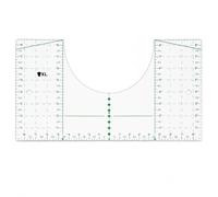 (Upgraded - XL Size) T-Shirt Ruler Guide: Vinyl Alignment Tool for DTF/HTV. Premium Clear Acrylic ensures Precise Centering & Left Chest Logo Placement. Ideal for Professional Heat Press Projects