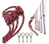 Upgraded Yoga Wall Ropes trapeze,Inversion Ropes for Flexibility Training