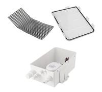 Upgrades Automatic Immersible Pumps 750GPH with Detachable Strainer Clear Cover for Portable Shower Sink Drainage Systems Automatic Underwater for Sinks