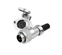 Upgrades Aviation Connector Plug Male Square S16TQ+ZG Male Set Alloy Simple Installation Suitable Plug