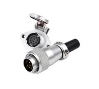 Upgrades Aviation Connector Plug Male Square S16TQ+ZG Male Set Alloy Simple Installation Suitable Plug