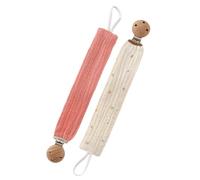 Upgrades Baby Chain Gentle Cotton Fabric Safe Not Toxic Chewable Toy Fastener Fashionable Leash Gift Beechwood Clip for Baby