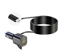 Upgrades Car Power Adapter Small USB Cable Fast Charging Adapter 3.5M Long Featuring PD36W Quick Charges For Devices Small USB Power Cable
