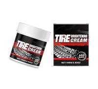 Upgrades Car Tire Polish Cream 100G Formulas Restores Shines Prevents Aging & Cracking For Auto Enthusiasts Automotive Detailing Wax