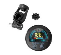 Upgrades Double Purpose Digital Electric Gauges Clear Display Voltmeter Suitable for Both & Mobile Power Unit Battery Potential Monitor