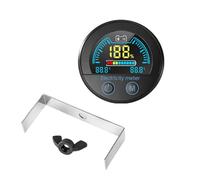 Upgrades Double Purpose Digital Electric Gauges Clear Display Voltmeter Suitable for Both & Mobile Power Unit LED Potential Meter