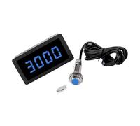 Upgrades Hall Sensors Speed Meter Digital RPM Tester Easy Installation Low Power Consumption Not Interferences for Motors Real Time Motor Rotations Display