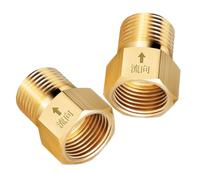 Upgrades Heavy Duty Brass 1 Way Check Valves Leak Proof Brass Check Valves Outward Flowing Control for Piping Systems Not Return Valves