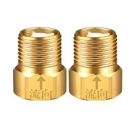 Upgrades Heavy Duty Brass 1 Way Check Valves Leak Proof Outward Flowing Control for Piping Systems