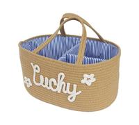 Upgrades Nursery Storage Bin With Delicate Texture & Versatile Use Practical & Aesthetic Diaper Holder Basket For Travel Detachable Liner Designs
