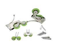 Upgrades Nylon & Steel Sliding Door Rollers Cabinet Door Gliders Upgrades for Simple Wardrobe & Cabinet Functionality Spring Rollers