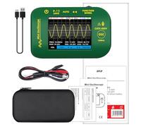 Upgrades OT2 Rechargeable Handheld Digital Oscilloscope with 10MHz Bandwidth & 48MSa / s Sampling Rate for Circuit Testing Electronic Measuring Tool