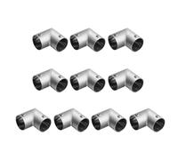Upgrades Stainless Steel Handrail T Connectors Set Metal Pipe Fittings Structural Tube Connectors Fence End Rails Clamps Pipe Joint
