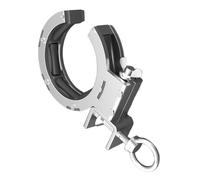 Upgrades Steel Bridge Mount Cable Pulley 65mm Large Opening Smooth Spindles Roller for Electrical Conduits Installation Multiple Angle Bridge Clamp Roller