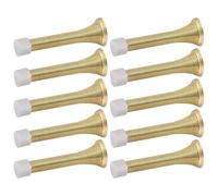 Upgrades Steel Door Stop Not Drill Installation Door Stoppers Rustproof with Enhances Friction Designs for Various Slip Resistant Doorstop