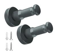 Upgrades Wall Fasteners Strong Clothes Rack Bath Towel Hooks Clothes Hangers Bathroom Planner Space Saving Solution Aluminum Mixture Wall Fasteners
