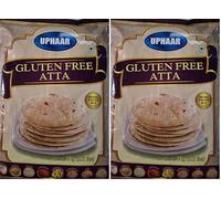 Uphaar Gluten Free Atta 1kg - Grain Flour Blend | Wheat Free Atta for Rotis & Flatbreads | Gluten Free Flour for Everyday Cooking | Vegetarian (Pack of 2)