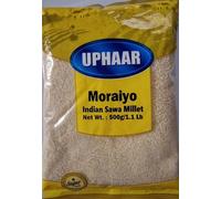 Uphaar Moraiyo 500g - Barnyard Millet Grain | Ideal for Fasting Recipes, Khichdi & Kheer | Gluten-Free Vegetarian Ingredient | Sama Rice Alternative (Pack of 1)