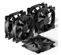 upHere 120mm Long Life Computer Case Fan Cooling Case Fan for Computer Cases Cooling,5-Pack,12BK3-5
