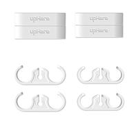 upHere CPU Liquid Coolers Tube Combs 8 Pieces Set =4 Pieces for Tube Diameter Up to 11 mm （0.43in）/4 Pieces for Tube Diameter Up to 13 mm （0.51in） White-CM408
