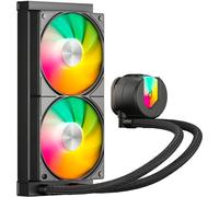 upHere gaming U240KC AIO Cooler ARGB, 240mm Water Cooler CPU, All-in-One Liquid CPU Cooler with U3 Series ARGB 120mm PWM Fans, Intel LGA: 2011/2066(X79/X99 Motherboard)&AMD: AM5/AM4 Compatible - Black