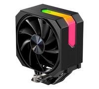 upHere gaming up1KC4 Black ARGB CPU Air Cooler, 4×Ф6mm Heatpipes CPU Cooler, PWM 120mm Fan Computer Cooling, TDP 230W, Intel LGA 1851/1700/2011/2066(X79/X99), AMD AM5/AM4(No-detach Fan Installation)