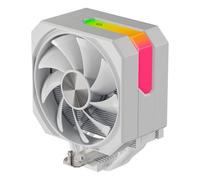 upHere gaming up1TC4 White ARGB CPU Air Cooler, 4×Ф6mm Heatpipes CPU Cooler, PWM 120mm Fan Computer Cooling, TDP 230W, Intel LGA 1851/1700/2011/2066(X79/X99), AMD AM5/AM4(No-detach Fan Installation)