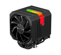upHere gaming up2KC6 Black ARGB CPU Air Cooler, Dual-Tower 6×Ф6mm Heatpipes CPU Cooler, PWM 120mm Fan PC Cooler, TDP 265W, Intel LGA 1851/1700/2011/2066(X79/X99), AMD AM5/AM4
