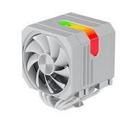 upHere gaming up2TC6 ARGB White CPU Air Cooler, Dual-Tower 6×Ф6mm Heatpipes CPU Cooler, PWM 120mm Fan PC Cooler, TDP 265W, Intel LGA 1851/1700/2011/2066(X79/X99), AMD AM5/AM4