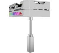 upHere GH80S GPU Support Bracket, Adjustable Height Graphics Card Support, GPU Stand with Magnet & Non-Slip Sheet, GPU Anti Sag Holder for Universal Video Card(50-80mm), Silver