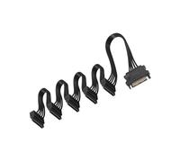 upHere SATA Power Extension Cable SATA Splitter 1 Male to 5 Female Splitter Cable (SAC1-5)