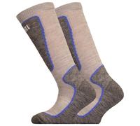 UphillSport - Kid's Valta Alpine Shin Cushioned M5 Merino - Ski socks size 34-36, grey