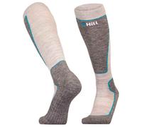 UphillSport - Valta Alpine Ski 4-Layer Shin Cushioned M5 Merino - Ski socks size 43-46, grey