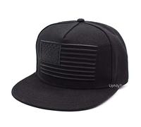 Uphily American Flag Hats - Black - M
