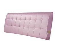 Upholstered Bed Wedge Pillow Soft Synthetic Leather Cushion for Single & Double Beds 200x58x10cm Ideal for Back Support & Comfort Stylish Headboard Accessory