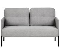 Upholstered Bench 2 Seater LAHTI Fabric Grey