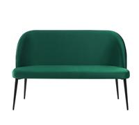 Upholstered Bench 2 Seater OSBY Velvet Dark Green