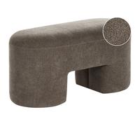 Upholstered Bench DECORAH Boucle Brown