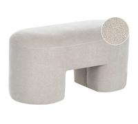 Upholstered Bench DECORAH Boucle Light Beige