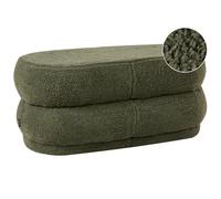 Upholstered Bench ELLENDALE Boucle Green